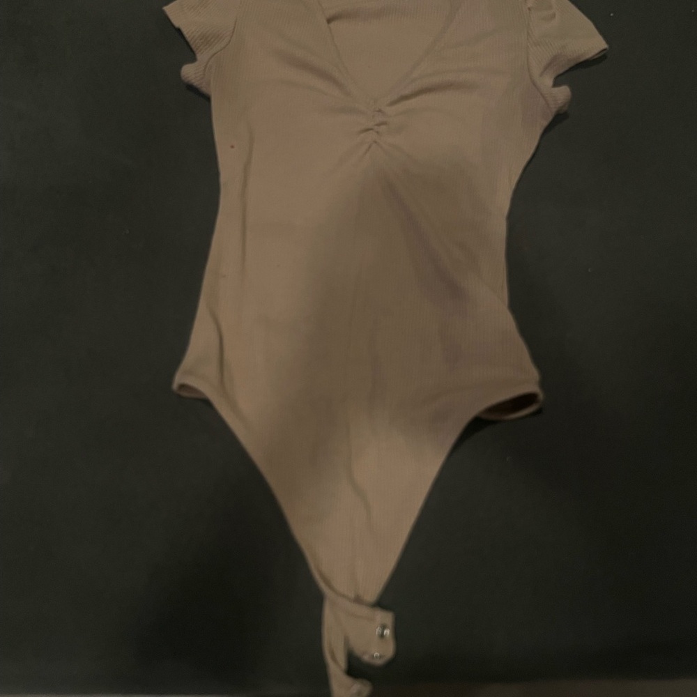 American Eagle Outfitters Beige Bodysuit